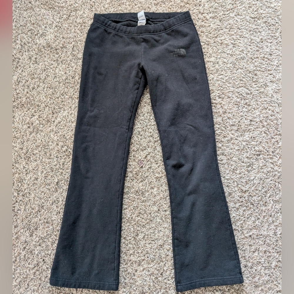 The North Face Women's Fleece Black Flare Pants - Large